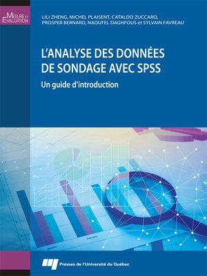 cover image of L'analyse des données de sondage avec SPSS